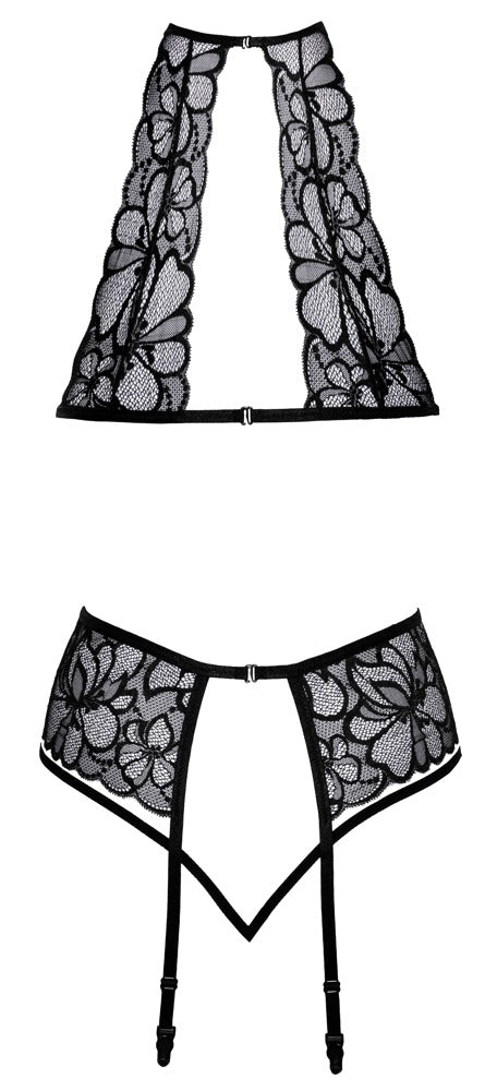 Blødt blonde lingerisæt i 90% polyamid og 10% spandex