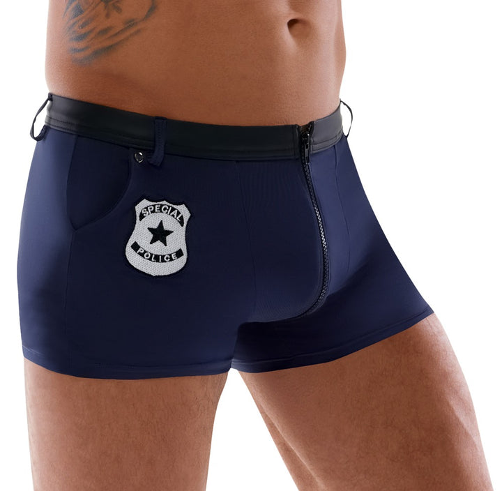 Sexede blå boxershorts til mænd med elastisk pasform
