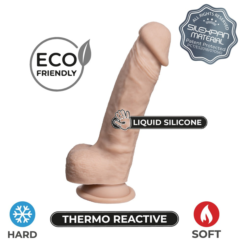 SilexD Real Skin dildo med sugekop og realistisk design