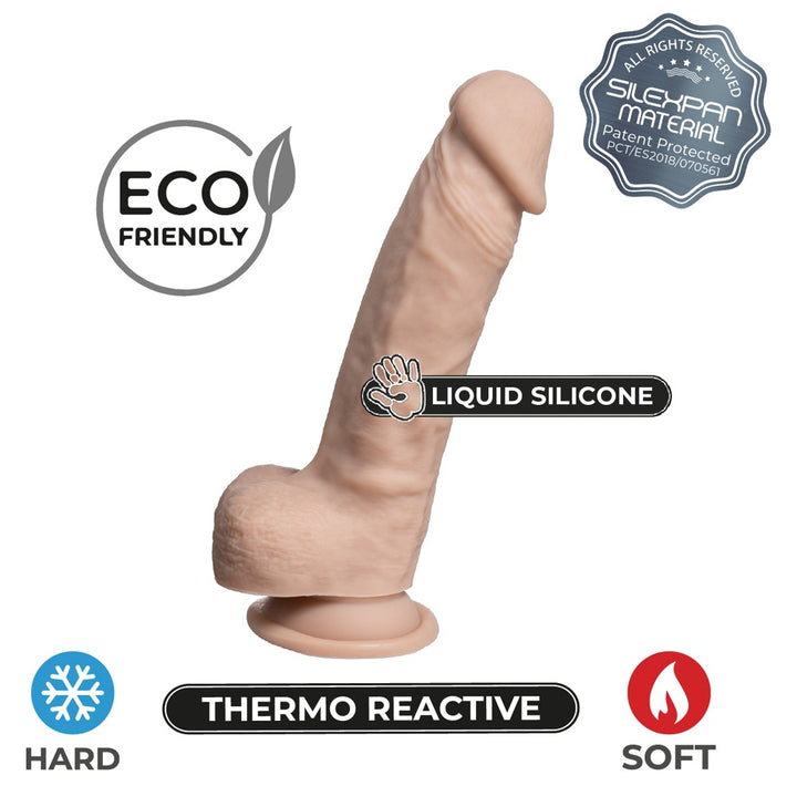 SilexD Real Skin dildo med sugekop og realistisk design