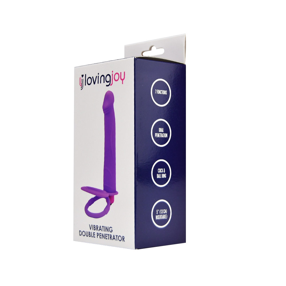 Silikone vibrator med bullet og to strækbare ringe