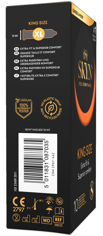 SKYN King Size med 56 mm nominel bredde