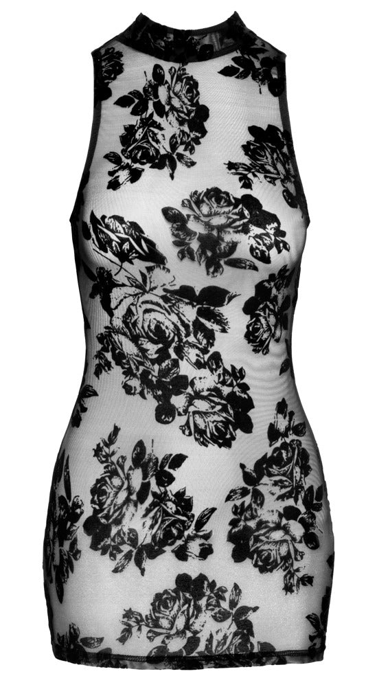 Ærmeløs Noir Handmade-kjole set forfra
