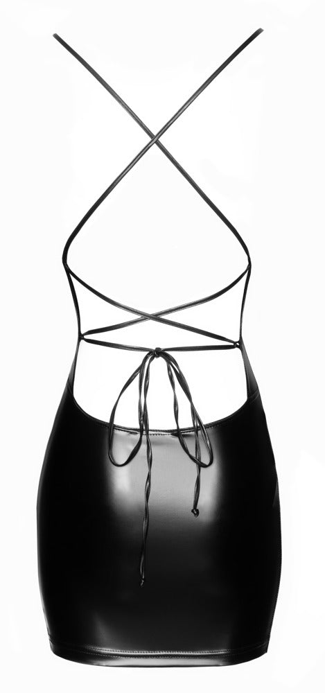 Ekstra kort Noir Handmade-minikjole set forfra