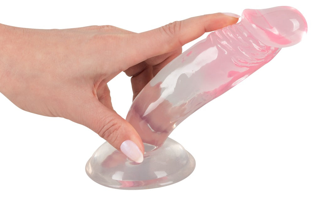 Justerbart strap-on harness med to realistiske sugekop-dildoer