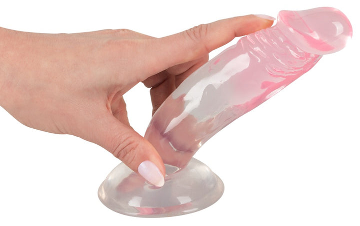 Justerbart strap-on harness med to realistiske sugekop-dildoer
