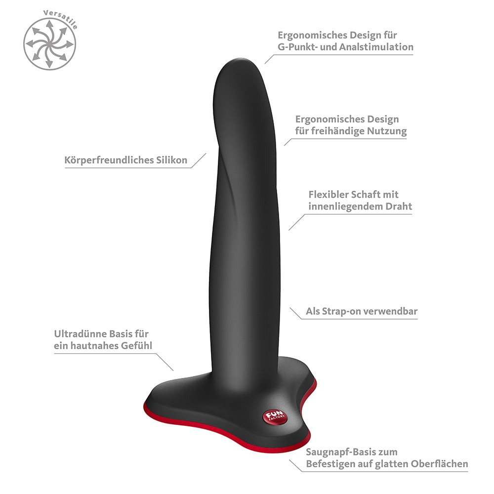 Limba Flex M dildo med buet tip til G-punkt og P-spot