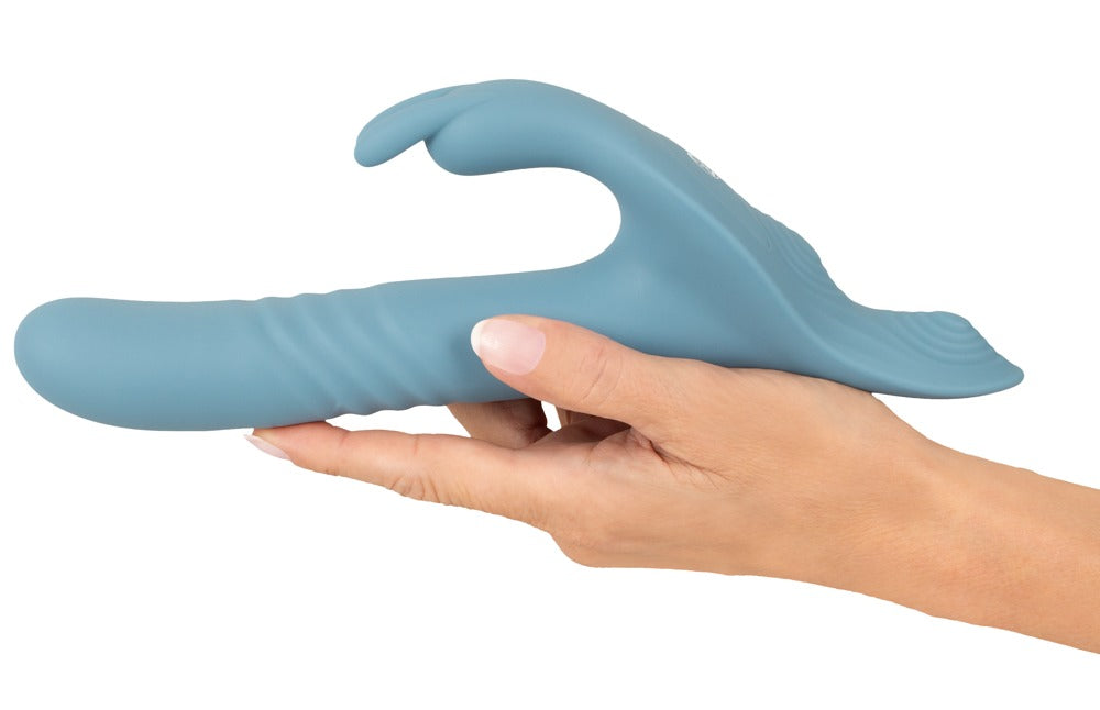 You2Toys thrusting strap-on sæt med harness, rabbit vibrator og fjernbetjening