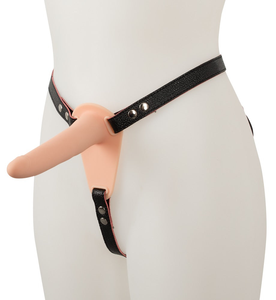 Justerbar strap-on vibrator til begyndervenlig pegging og rolleskift