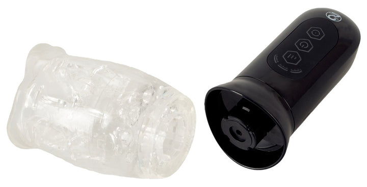 STROKER masturbator med 8 cm indføringsdybde og fleksibel diameter