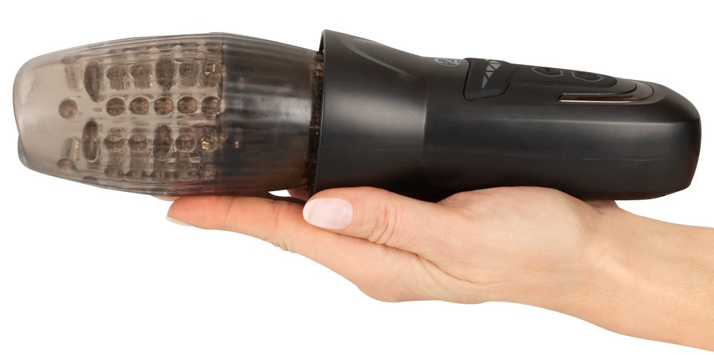 STROKER Rotating Masturbator med thrust og vibration