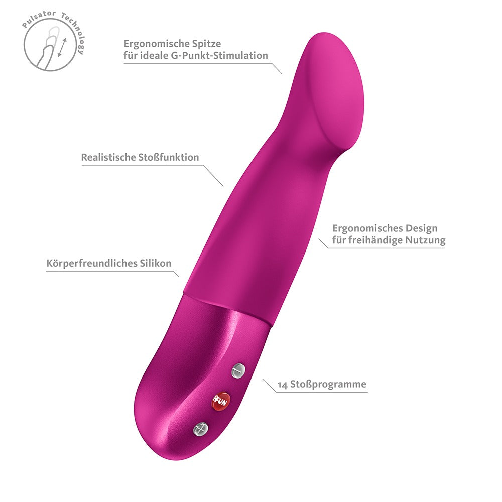 Pulserende vibrator med 15 indstillinger og fleksibel form