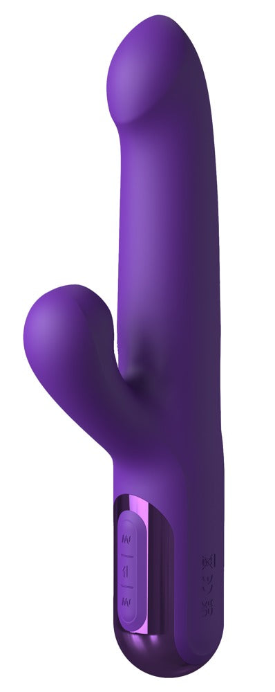 Rabbit vibrator med 3 motorer, vibro-tunger og 7 thrusting modes