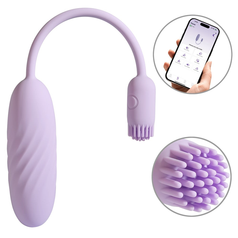 Vibro-børste på SVAKOM Plume til blid sanselig stimulation