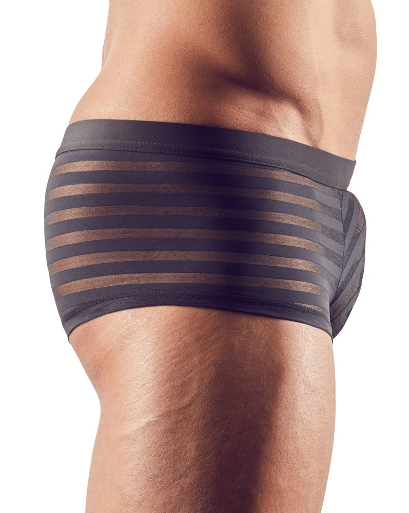 Forsiden af Svenjoyment-boxershorts med semi-transparente striber