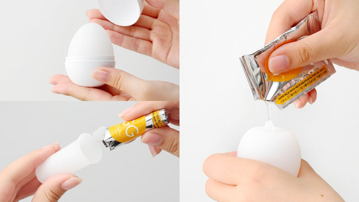 Blød og elastisk TENGA Egg TPE-sleeve til solo-leg