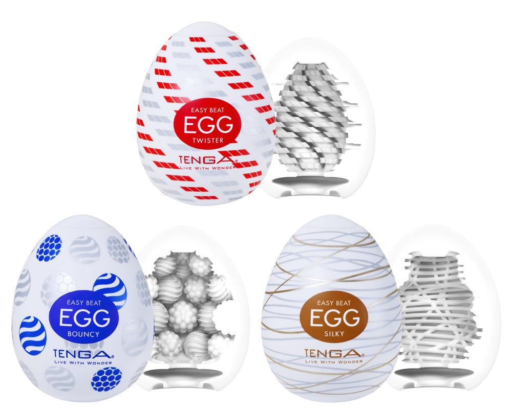 TENGA Egg engangs-masturbatorer i diskret æggeform