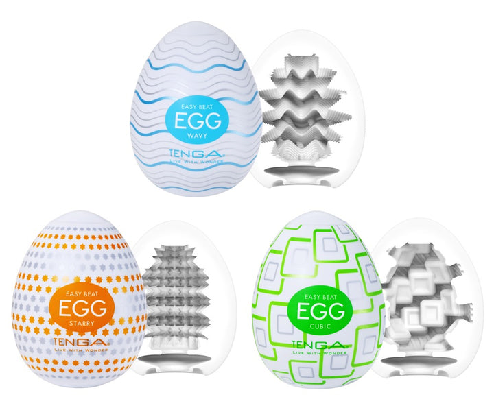 TENGA Egg engangs-masturbatorer i diskret æggeformat