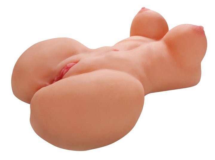 Tung torso masturbator i blødt TPR-materiale