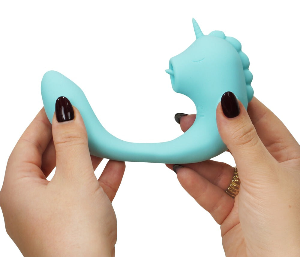 C-Horse Ocean Peak vibrator med enhjørning-søhest-design fra Unihorn