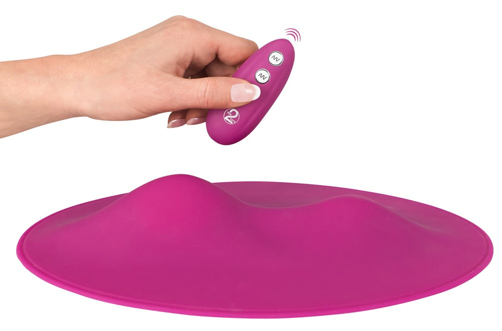 vibepad vibrerende sædepude med fjernbetjening og USB-opladning