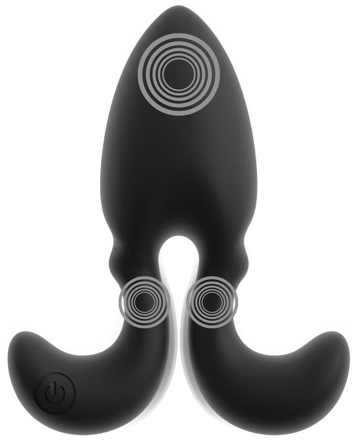ANOS butt plug med 10 vibrationsmønstre