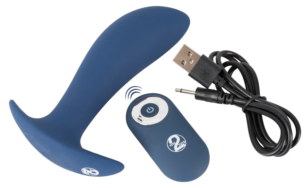 Silkeblød vibrerende buttplug til solo og partnerplay