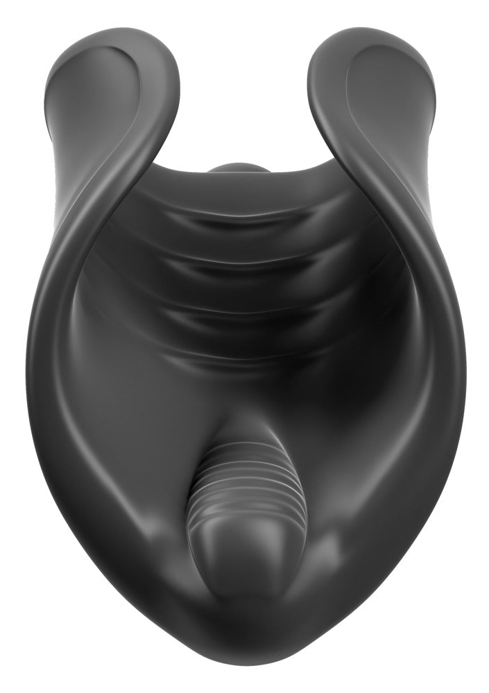 Vibrerende masturbator-sleeve på 8 cm i sort design