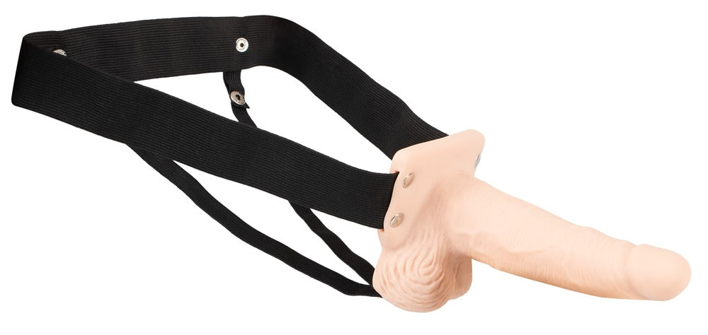 Vandtæt strap-on sleeve til penisforlængelse og pegging