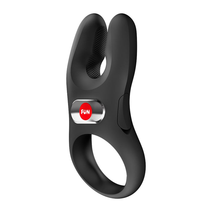 Vibro-cock ring til par med ekstra lange klitorisstimulatorer
