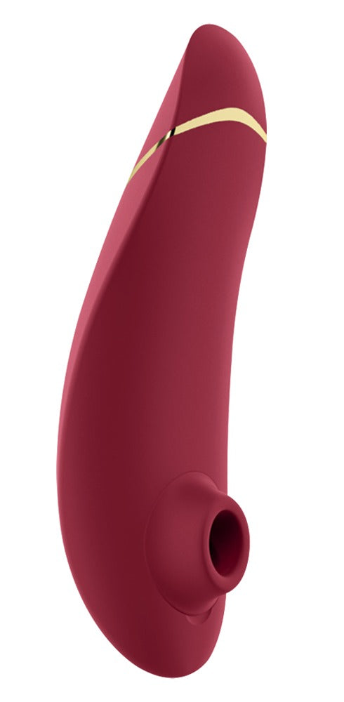 Rød Womanizer Premium 2 med Autopilot 2.0 og soft-touch-overflade