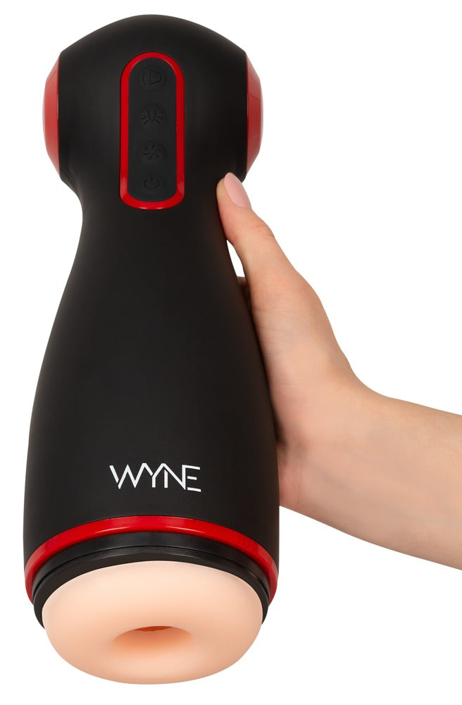 WYNE 06 Dual-Motor Masturbator med sug, tryk og vibration