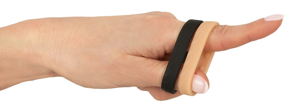 You2Toys 4in1 Cock Rings med to fleksible ringe til flere brugsmuligheder