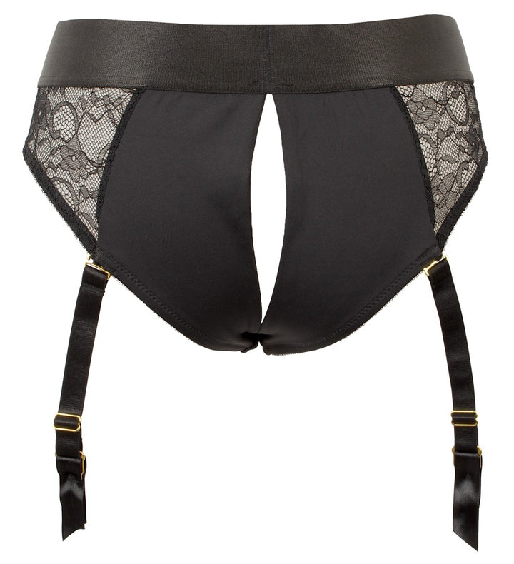 Your Strap-On Collection briefs med cut-out og strømpeholdere